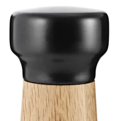 Salt & Pepper Grinders^Normann Copenhagen Craft pepper mill oak-black marble, small Brown