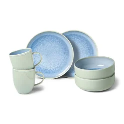 Discount Villeroy & Boch Crafted berry breakfast set 6 pieces, Turquoise Blue
