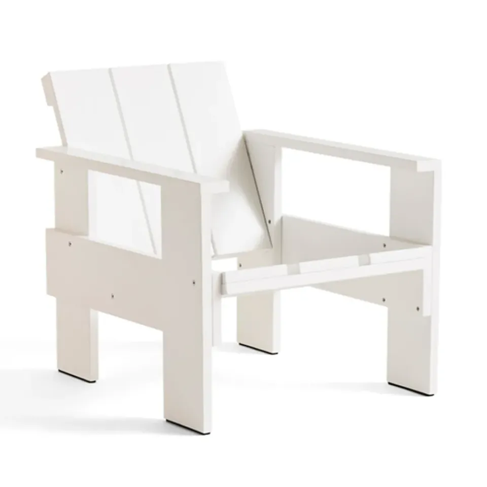 Seating^HAY Crate lounge chair lacquered pine, White