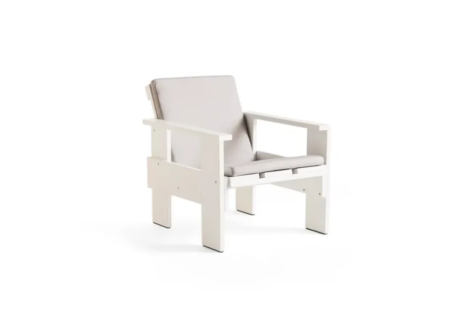 Seating^HAY Crate lounge chair lacquered pine, White