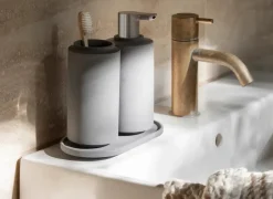 Discount Blomus Creto toothbrush mug, Micro chip Grey