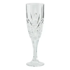 Hot Lene Bjerre Cristel champagne glass 21 cl, Clear Transparent