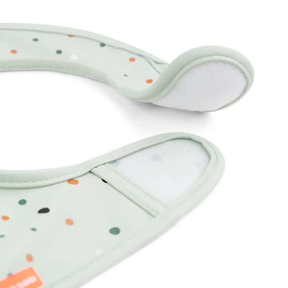 Bibs^Done by deer Croco bib with Velcro 2-pack, Green