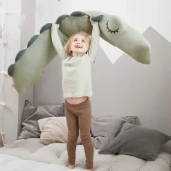 Online Done by deer Croco body pillow 36x150 cm, Green