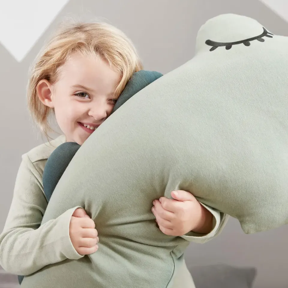 Online Done by deer Croco body pillow 36x150 cm, Green