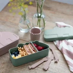 Lunch Boxes & Food Containers^Done by deer Croco kiddish lunchbox, Green