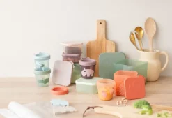 Lunch Boxes & Food Containers^Done by deer Croco lunch box 3-pack, Green