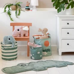 Children's Rugs^Done by deer Croco mat 46x110 cm, Green