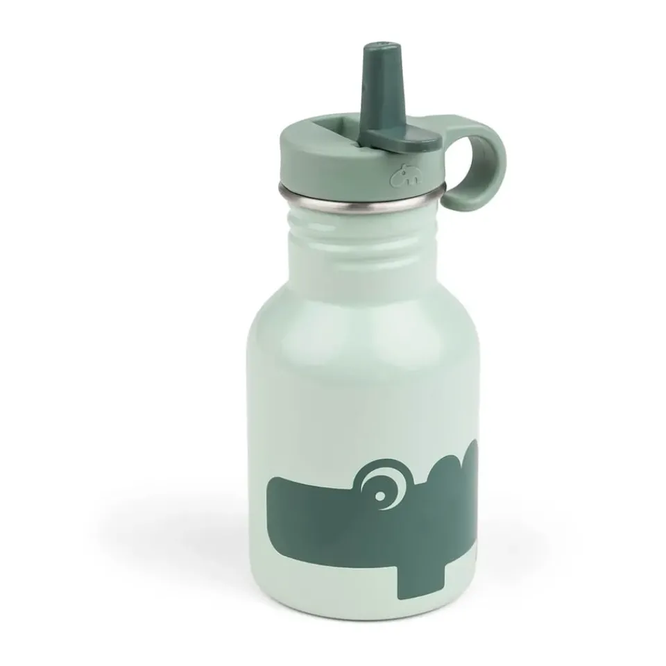 Water Bottles^Done by deer Croco steel bottle 35 cl, Green