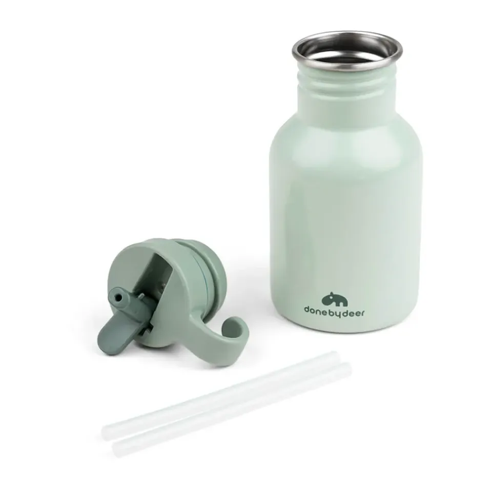 Water Bottles^Done by deer Croco steel bottle 35 cl, Green