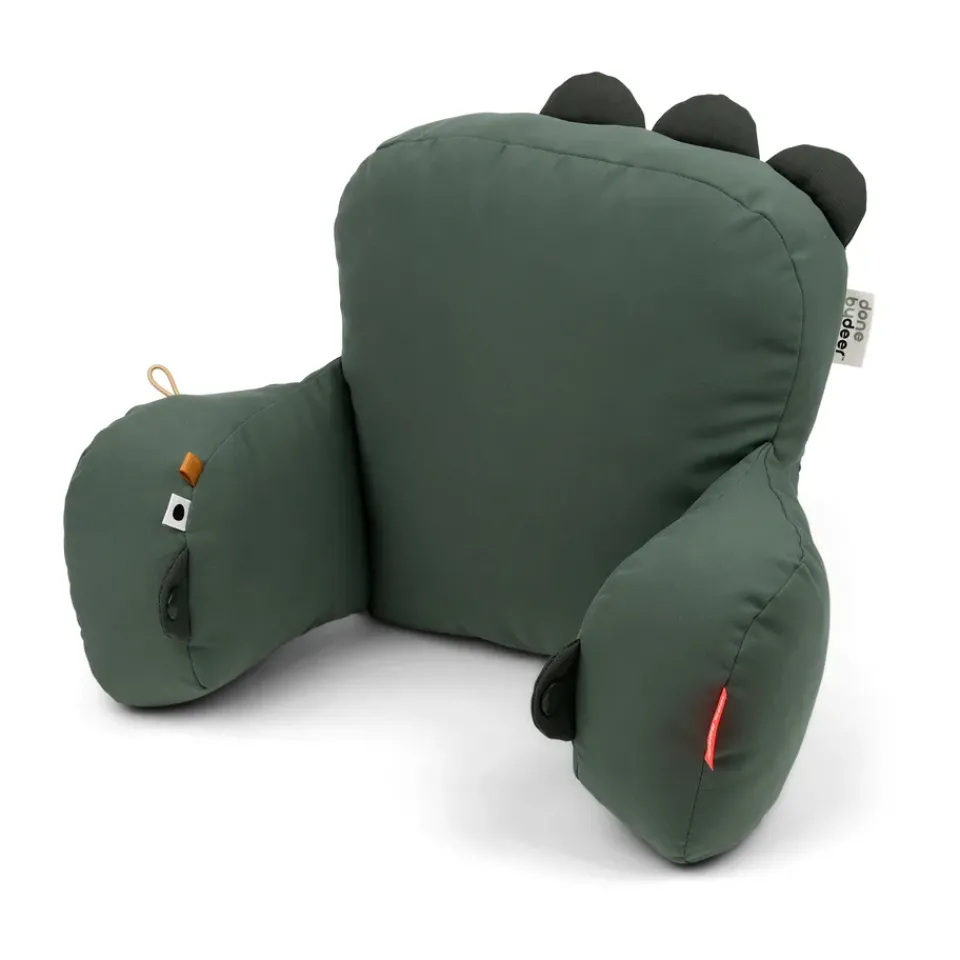Hot Done by deer Croco stroller cushion, Green