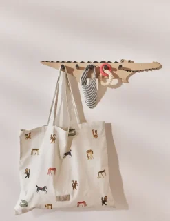 Outlet OYOY Crocodile coat hanger, Nature Beige