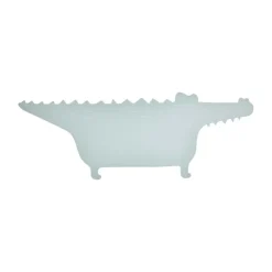 New OYOY Crocodile Gustav bath mat, Pale mint BlueGreen