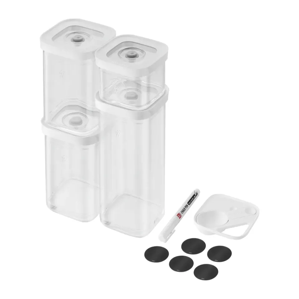 Hot Zwilling CUBE storage set S6, 6-piece Transparent