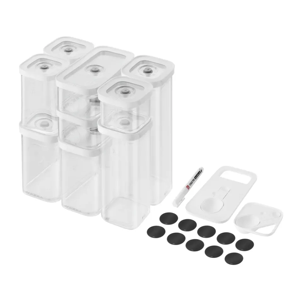 Outlet Zwilling CUBE storage set S/M12, 12-piece Transparent