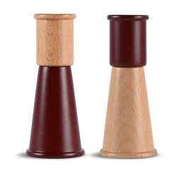 Salt & Pepper Shakers^Sagaform Cucumber salt and pepper grinder small 2 pieces, Red-brown RedBrown