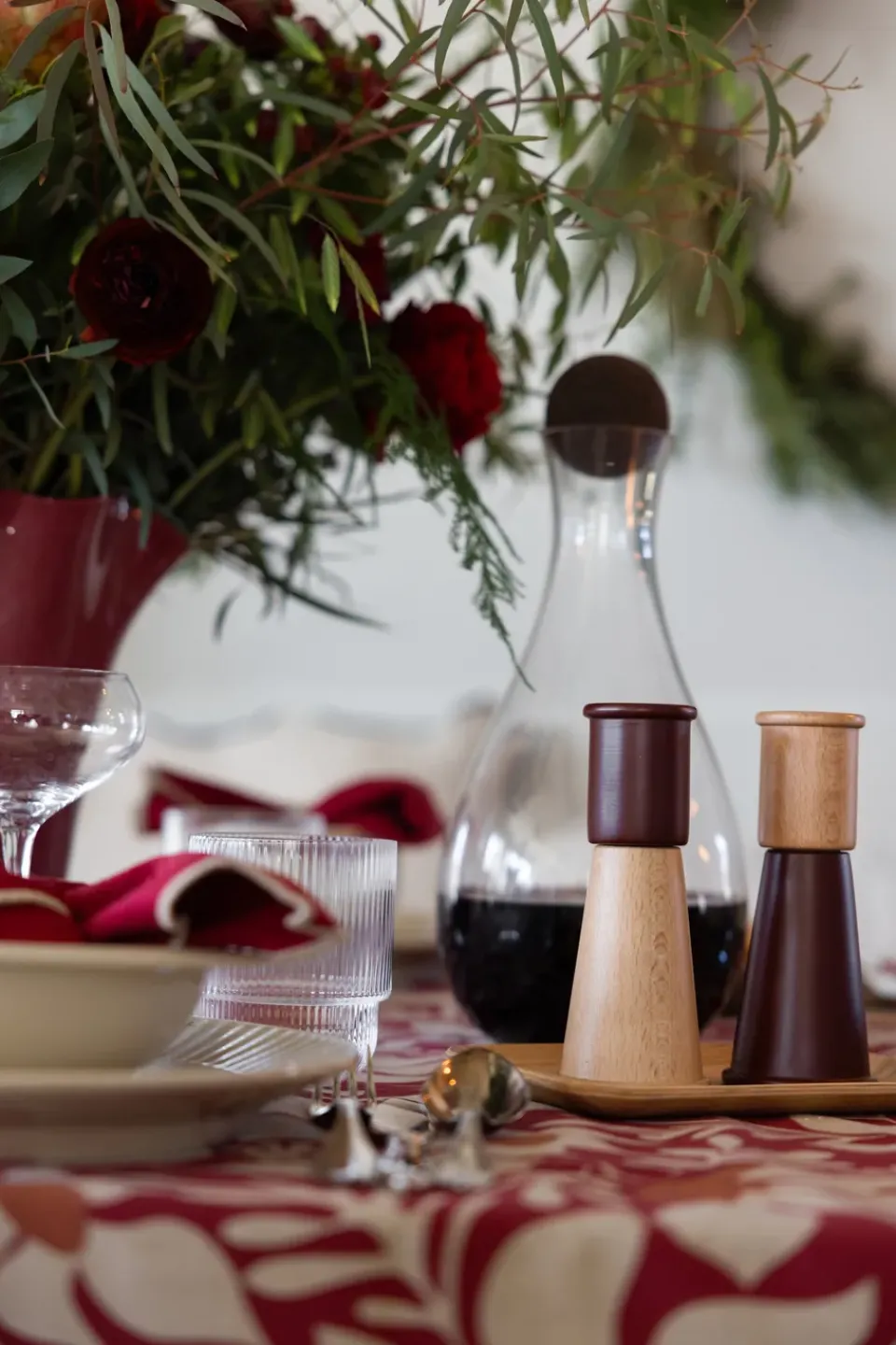 Salt & Pepper Shakers^Sagaform Cucumber salt and pepper grinder small 2 pieces, Red-brown RedBrown
