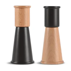 Best Sagaform Cucumber salt and pepper grinder small 2 pieces, Black-brown BlackBrown