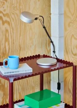 Clearance HAY Cupola Desk table lamp 40,8 cm, Clear anodised Transparent