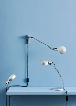 Clearance HAY Cupola Desk table lamp 40,8 cm, Clear anodised Transparent