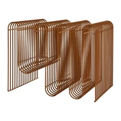 Best AYTM Curva newspaper stand, Amber Orange