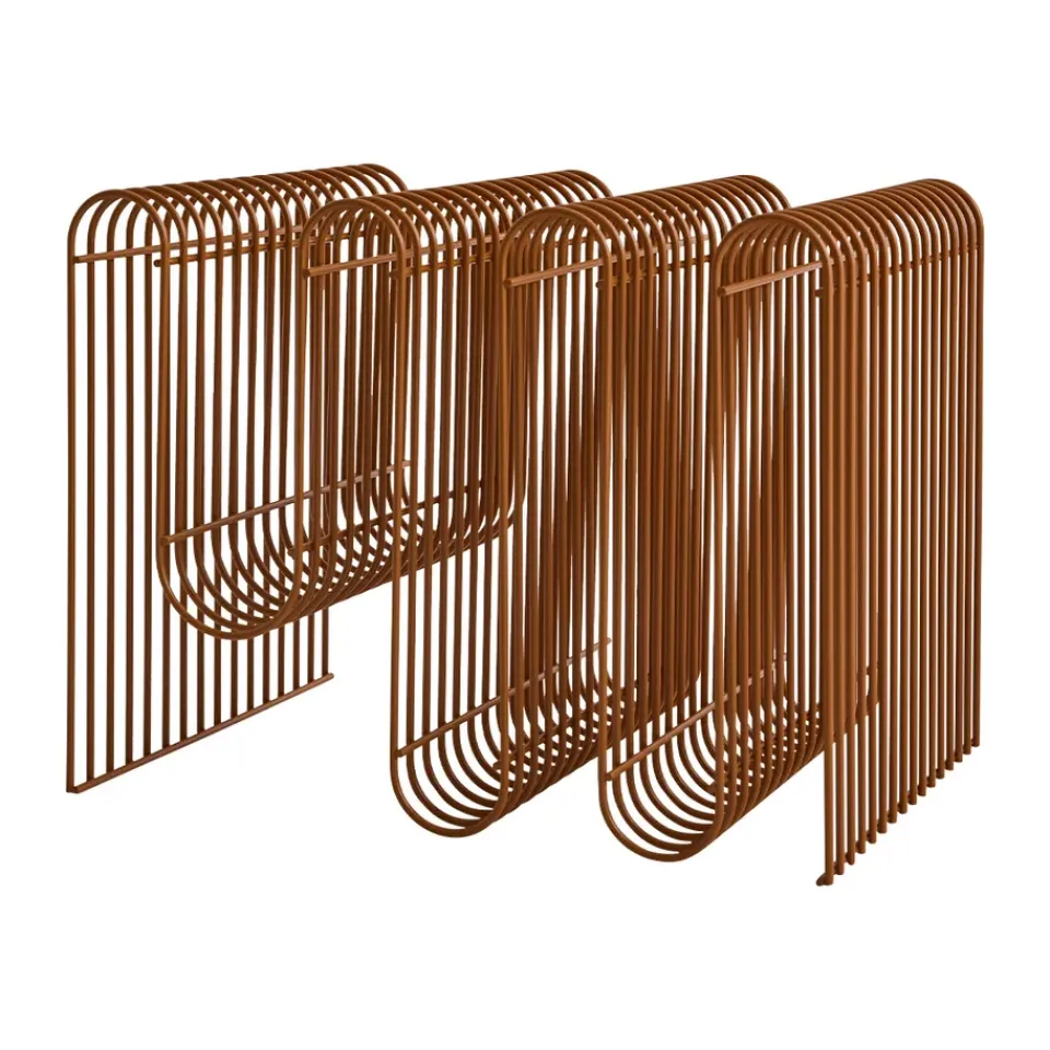Best AYTM Curva newspaper stand, Amber Orange
