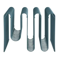 Magazine Racks^AYTM Curva newspaper stand, Dusty Blue