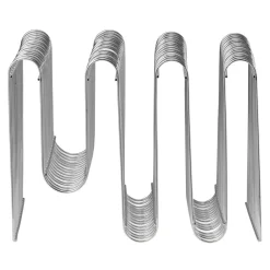New AYTM Curva newspaper stand, silver Silver-coloured
