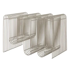 Clearance AYTM Curva newspaper stand, Taupe Beige