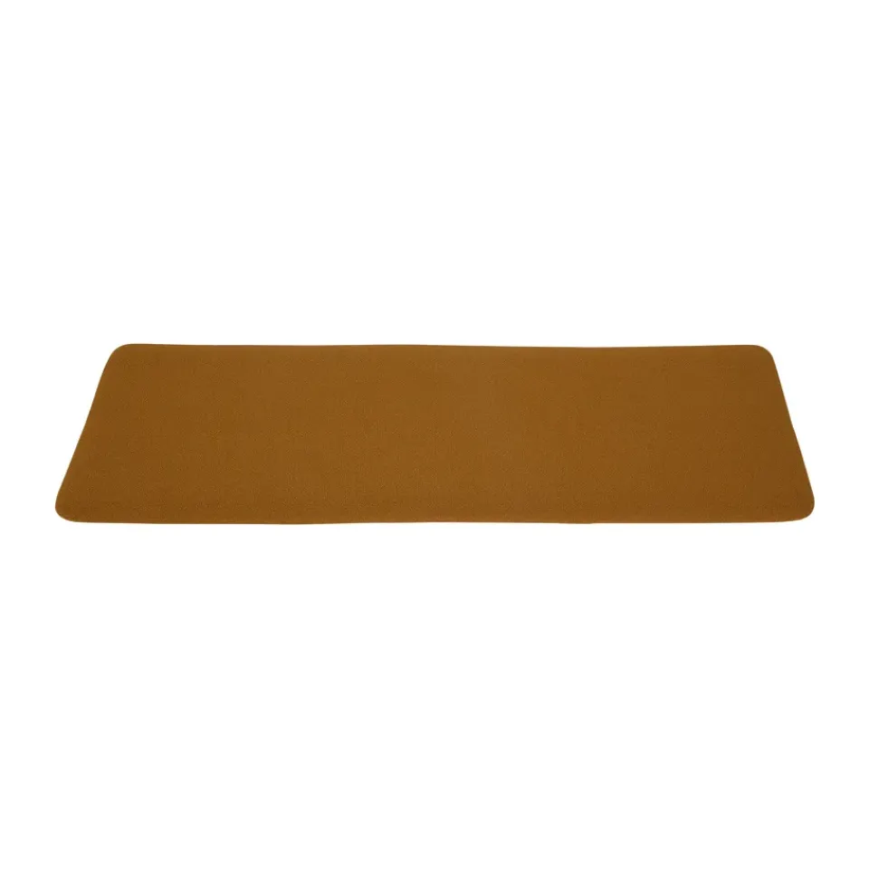 Clearance AYTM Curva seat cushion for bench 32x95.5 cm, Amber Yellow