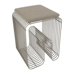 AYTM Curva seat cushion for Curva stool 27x32.5 cm, Taupe Grey
