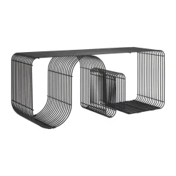 Discount AYTM Curva seating bench 100 cm, Black