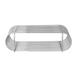 Clearance AYTM Curva shelf, silver Silver-coloured