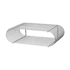 Clearance AYTM Curva shelf, silver Silver-coloured