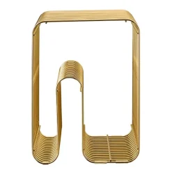 Stools^AYTM Curve chair, brass Gold-coloured