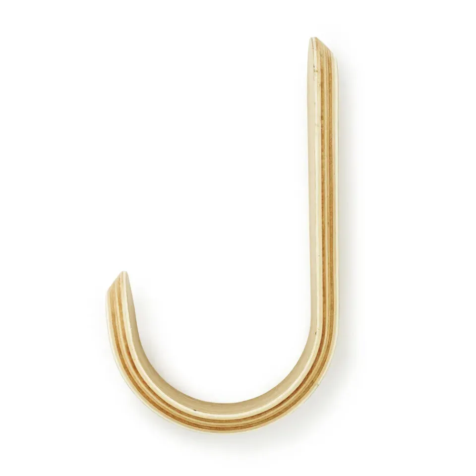 Clothes Hooks & Hangers|Clothes Hooks & Hangers^Normann Copenhagen Curve hook, ash Brown