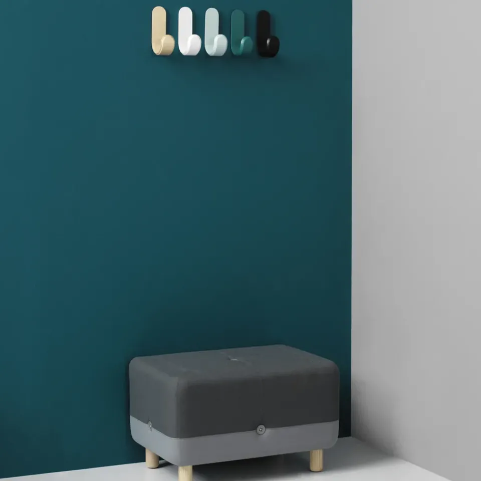 Clothes Hooks & Hangers|Clothes Hooks & Hangers^Normann Copenhagen Curve hook, ash Brown