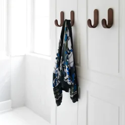 Clothes Hooks & Hangers|Clothes Hooks & Hangers^Normann Copenhagen Curve hook, wallnut Brown