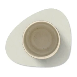 LIND DNA Curve Nupo Double coaster, Linen-Flint Grey