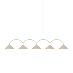 Outlet Globen Lighting Curve pendant lamp 5, Beige