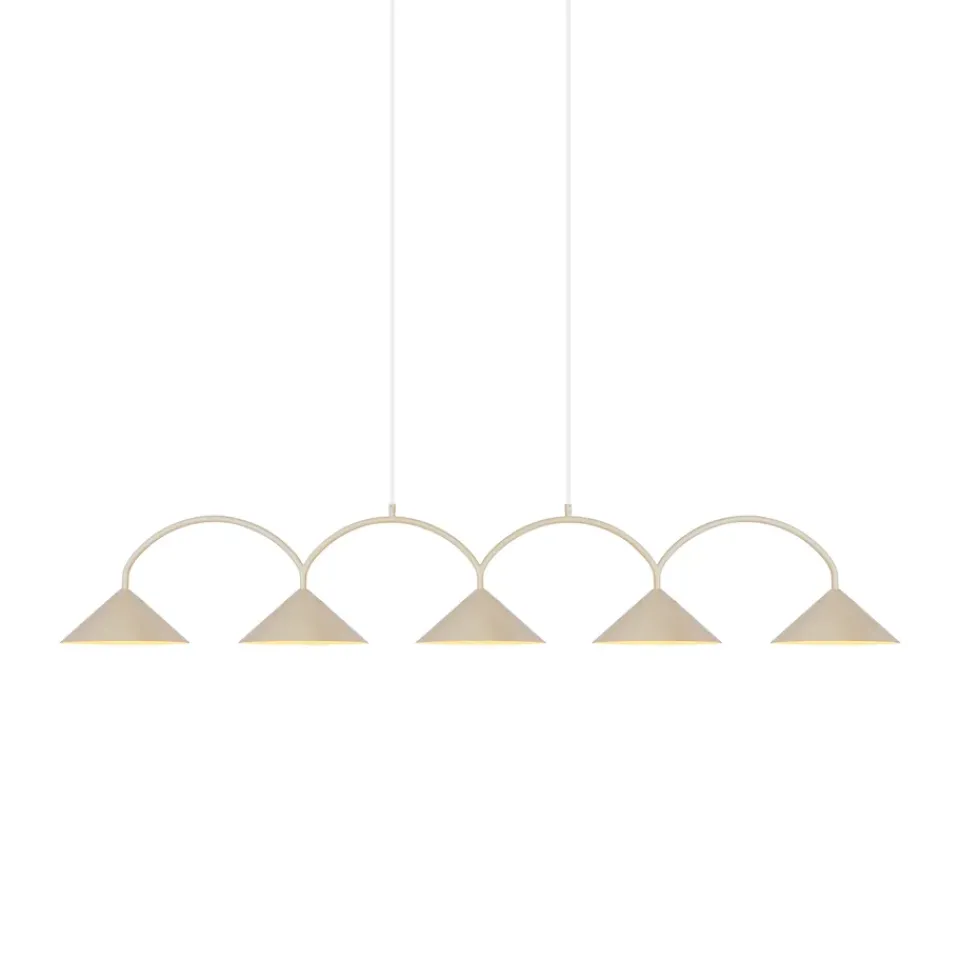 Outlet Globen Lighting Curve pendant lamp 5, Beige