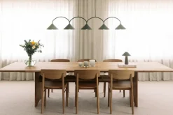 Pendant Lamps^Globen Lighting Curve pendant lamp 5, Green
