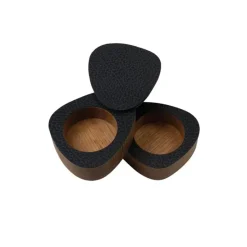 Best LIND DNA Curve salt & pepper set 2-pack, Natural- anthracite Black