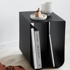 Best Kristina Dam Studio Curved side table, Stainless steel Grey