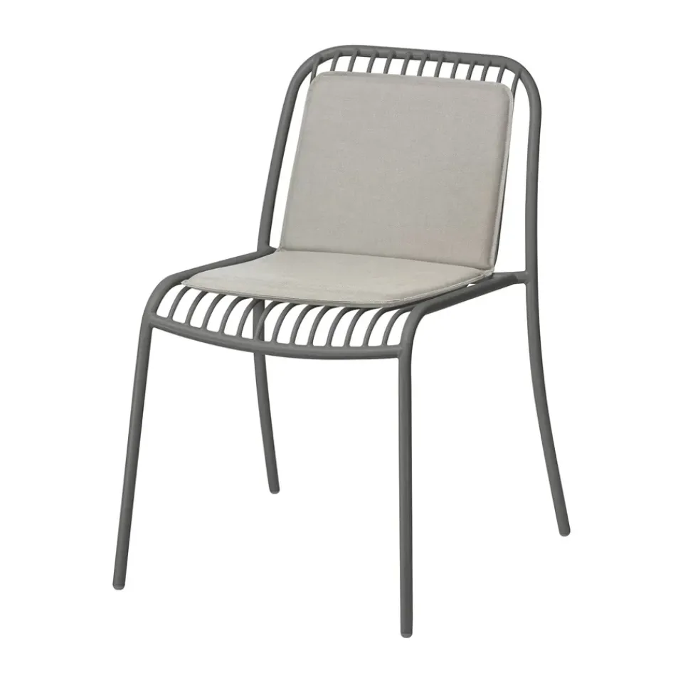 Seat Cushions & Pads^Blomus Cushion to YUA chair and YUA lounge chair, Melange Grey