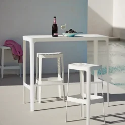 Table For Outdoor Use^Cane-line Cut bar table, Black