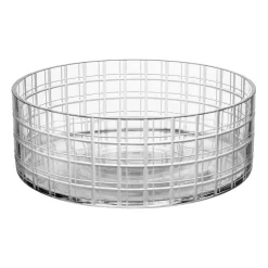Decorative Bowls^Orrefors Cut in number bowl Ø27.5 cm, Chess board Transparent
