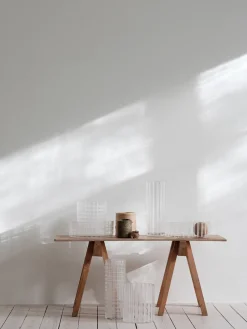 Best Orrefors Cut in number bowl Ø27.5 cm, Striped Transparent