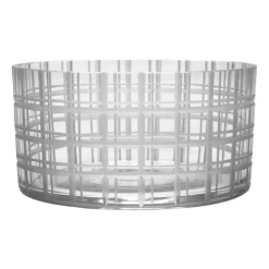 Outlet Orrefors Cut in number bowl 160 mm, Checked Transparent