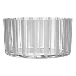 Best Orrefors Cut in number bowl 160 mm, Striped Transparent